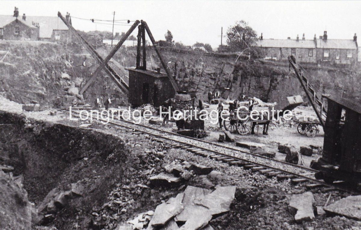 368A - Quarries - Chapel Hill quarry looking East - 1920